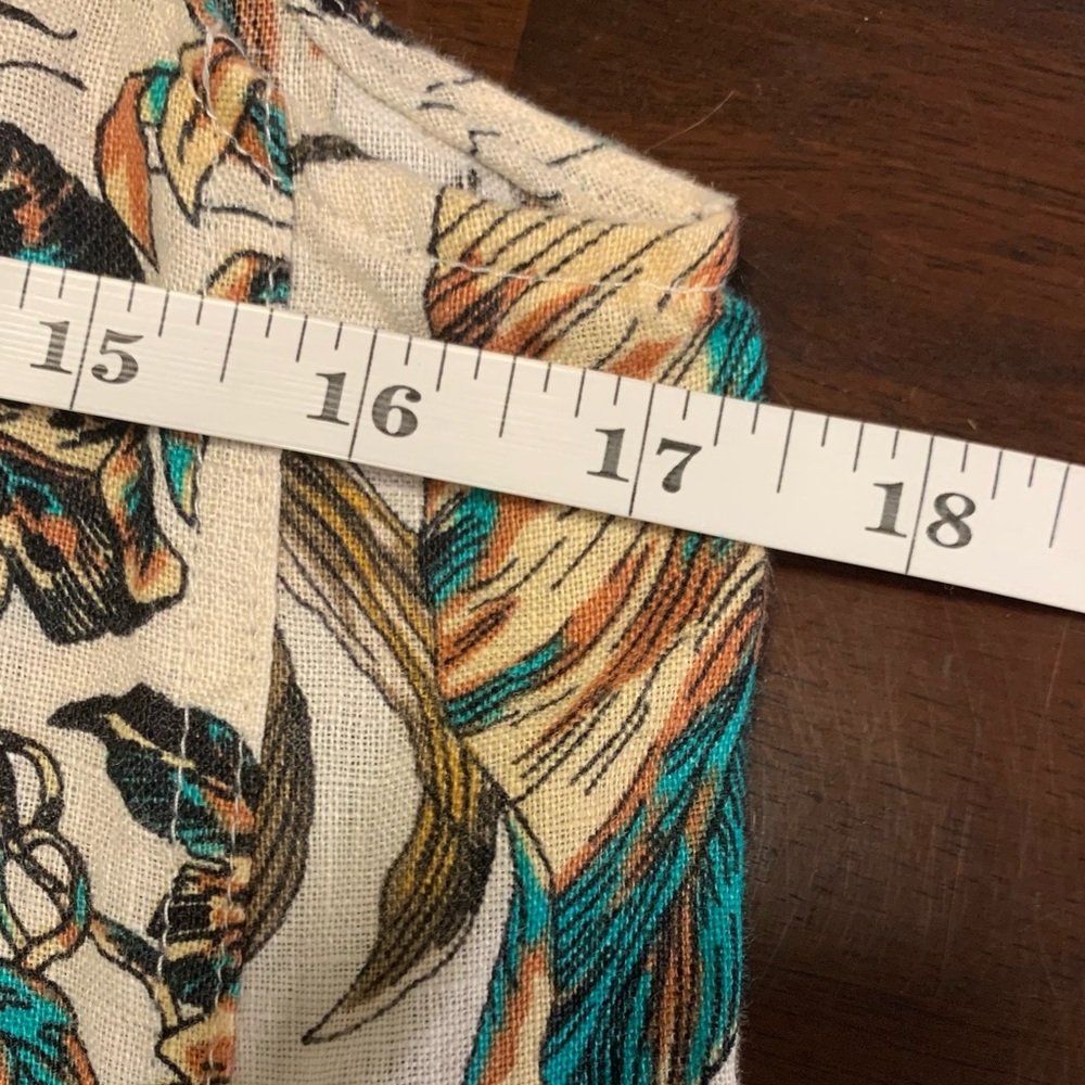 Elie Tahari S/P Tropical Linen Coastal Lightweight Midi‎ Dress - Picture 5 of 7